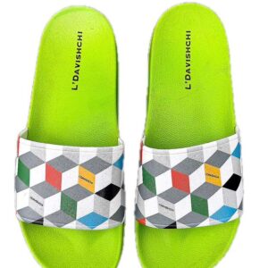 L'DAVISHCHI Trendy Geometric Slide Sandals