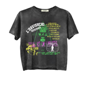 L'DAVISHCHI Artistic Tapestry Print Long Sleeve T-shirt