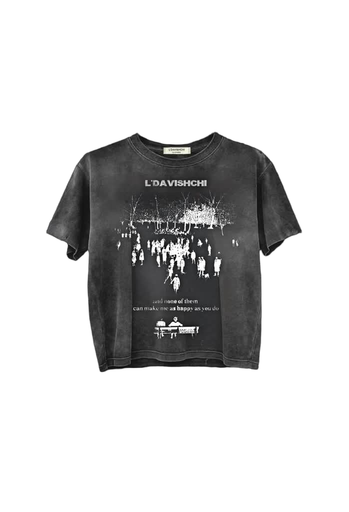 L'DAVISHCHI "A Gentleman Doesn't" Graphic Tank Top